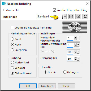 Effecten - Afbeeldingseffecten - Naadloze herhaling