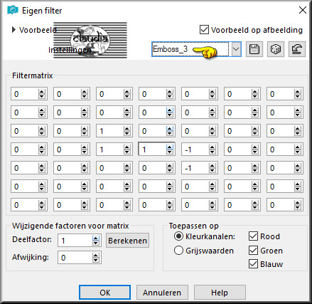 Effecten - Eigen filter - Emboss_3