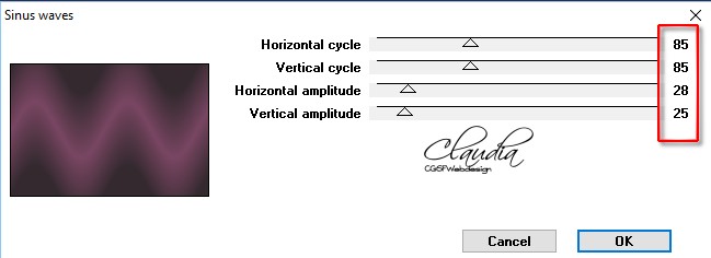 Effecten - Insteekfilters - Neology - Sinus Waves