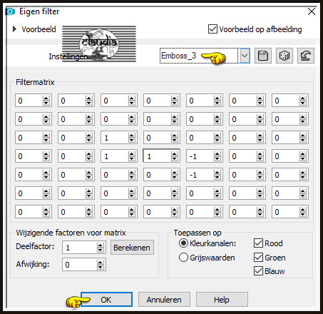 Effecten - Eigen filter - Emboss_3