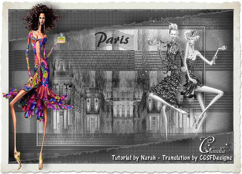 Les : Modelos en Paris van Narah (= Modellen in Parijs)