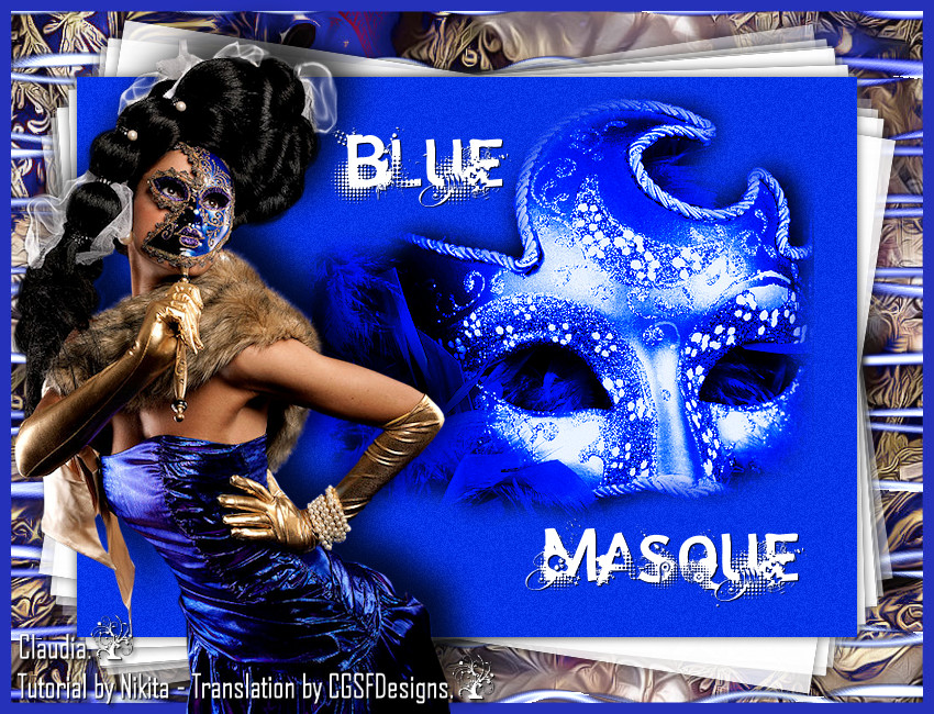 Les : Blue Masque van Nikita