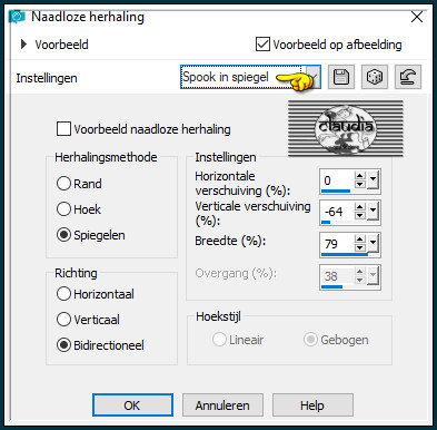 Effecten - Afbeeldingseffecten - Naadloze herhaling