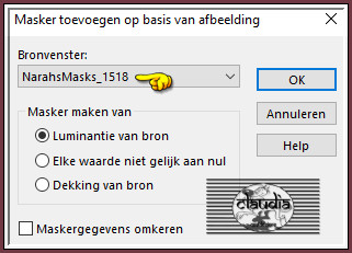 Lagen - Nieuwe maskerlaag - Uit afbeelding