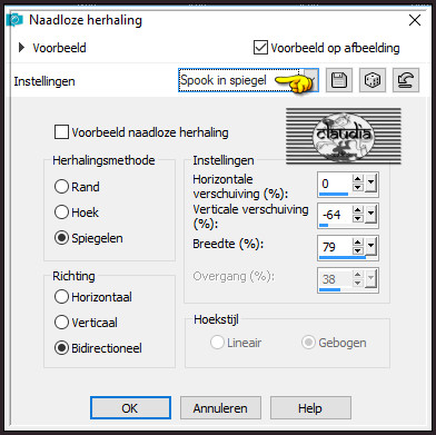 Effecten - Afbeeldingseffecten - Naadloze herhaling