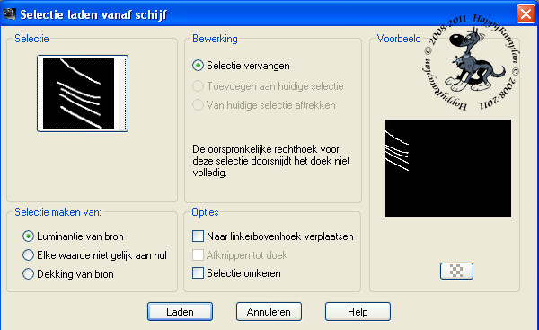 Selecties - Selectie laden/opslaan - Selectie laden vanaf schijf : Sel_2-Les56-CGSFDesigns