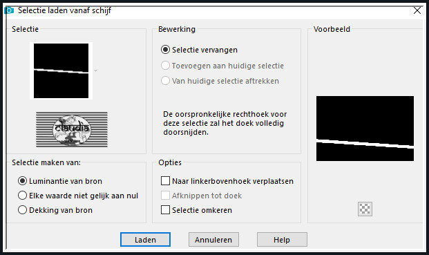 Selecties - Selectie laden/opslaan - Selectie laden vanaf schijf : Sel2-SFH-CGSFDesigns-06-04-2017