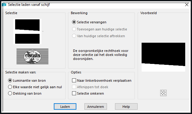 Selecties - Selectie laden/opslaan - Selectie laden vanaf schijf : Sel1-SFH-CGSFDesigns-06-04-2017