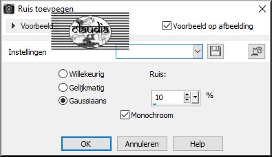 Aanpassen - Vervagen - Gaussiaanse vervaging 