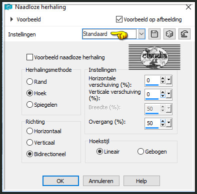 Effecten - Afbeeldingseffecten - Naadloze herhaling