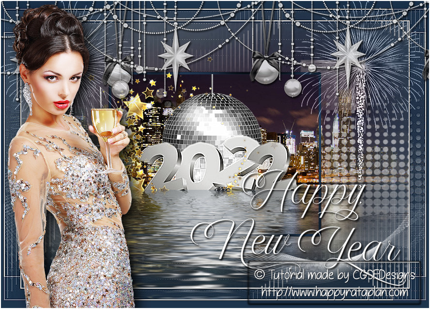 Les : Happy New Year 2022 van Claudia
