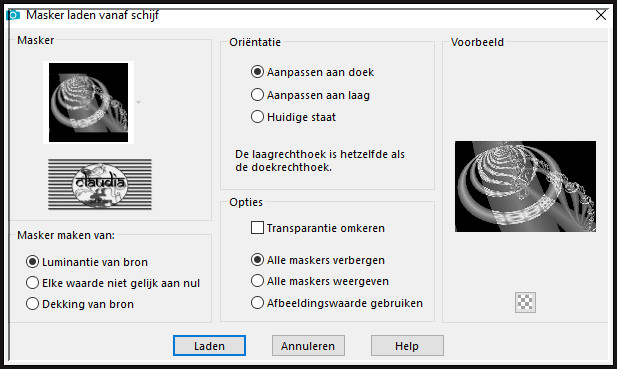 Lagen - Masker laden/opslaan - Masker laden vanaf schijf : aditascreations-mask_fractal2