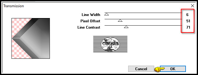 Effecten - Insteekfilters - Visual Manipulation - Transmission