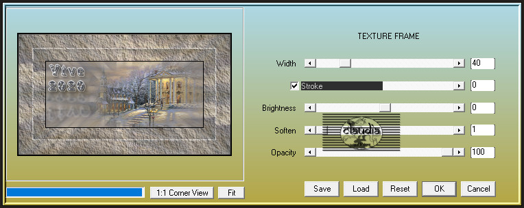 Effecten - Insteekfilters - AAA Frames - Texture Frame