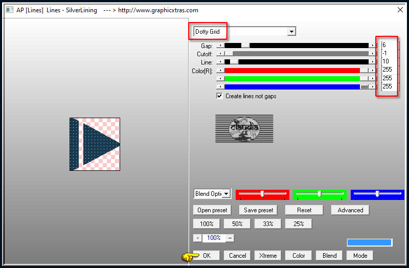 Effecten - Insteekfilters - AP [Lines} - Lines - SilverLining 