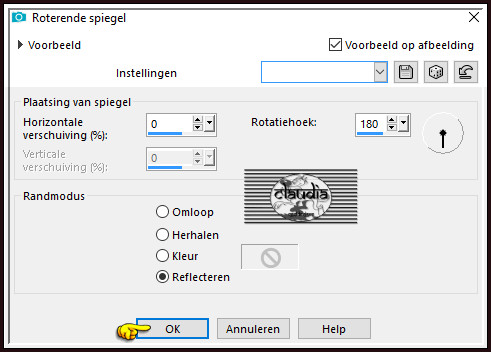 Effecten - Reflectie-effecten - Roterende spiegel