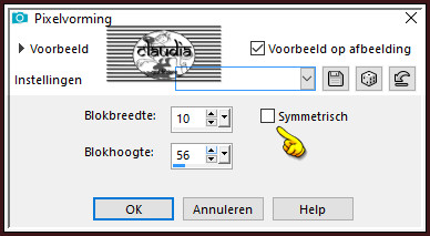 Effecten - Vervormingseffecten - Pixelvorming