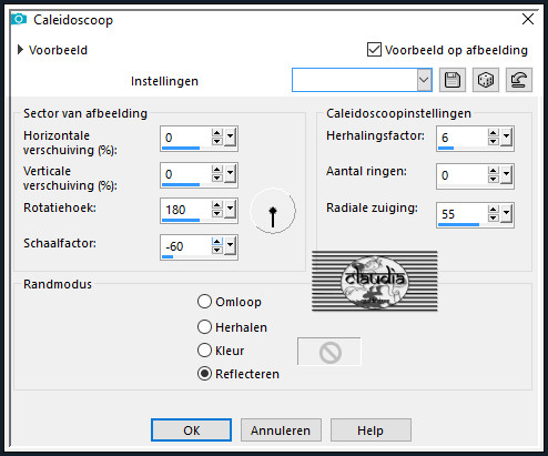 Effecten - Reflectie-effecten - Caleidoscoop 