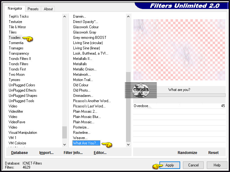 Effecten - Insteekfilters - <I.C.NET Software> - Filters Unlimited 2.0 - Toadies - What Are You?... :