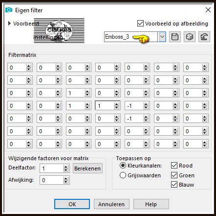 Effecten - Eigen filter - Emboss_3