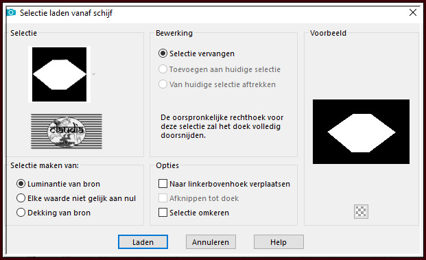 Selecties - Selectie laden/opslaan - Selectie laden vanaf schijf : hiver_pourpre1_animabelle