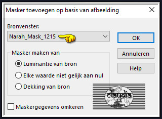 Lagen - Nieuwe maskerlaag - Uit afbeelding