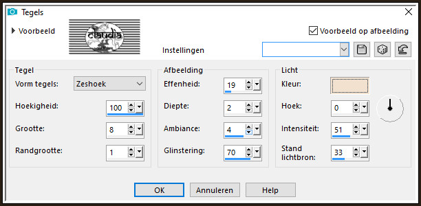 Effecten - Textuureffecten - Tegels