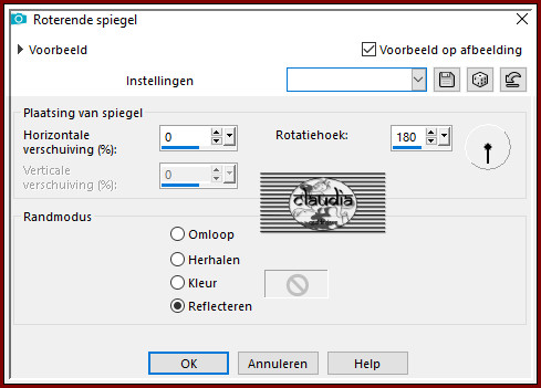 Effecten - Reflectie-effecten - Roterende spiegel