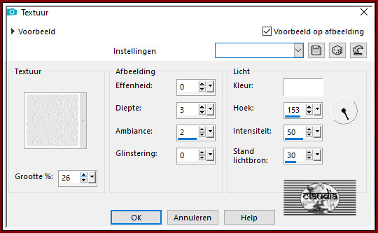 Effecten - Textuureffecten - Textuur