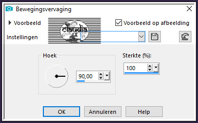 Aanpassen - Vervagen - Bewegingsvervaging