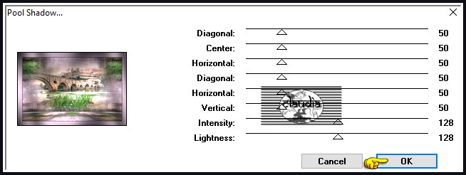 Effecten - Insteekfilters - Tramages - Pool Shadow