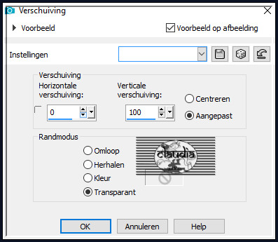 Effecten - Afbeeldingseffecten - Verschuiving 