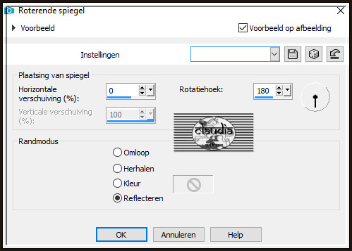 Effecten - Reflectie-effecten - Roterende spiegel