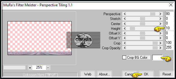 Effecten - Insteekfilters - MuRa's Meister - Perspective Tiling