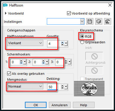 Effecten - Artistieke effecten - Halftoon 