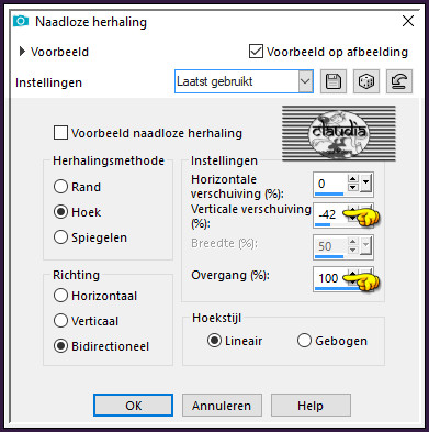 Effecten - Afbeeldingseffecten - Naadloze herhaling