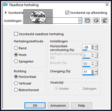 Effecten - Afbeeldingseffecten - Naadloze herhaling