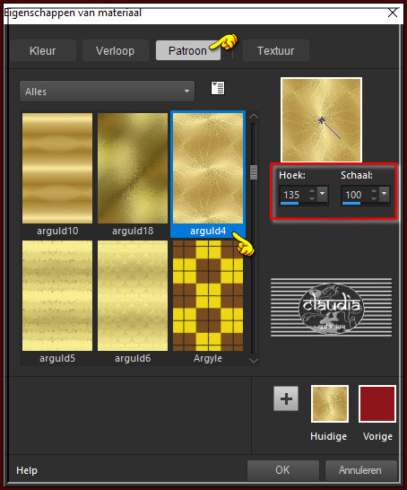 Effecten - Insteekfilters - Graphics Plus - Cross Shadow
