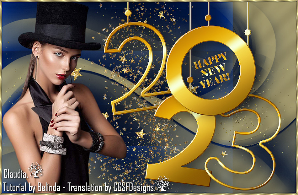 Les : Happy New Year 2023 van Belinda