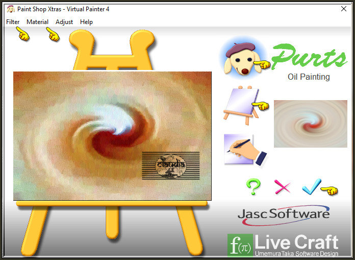 Effecten - Insteekfilters - Virtual Painter - Virtual Painter 4