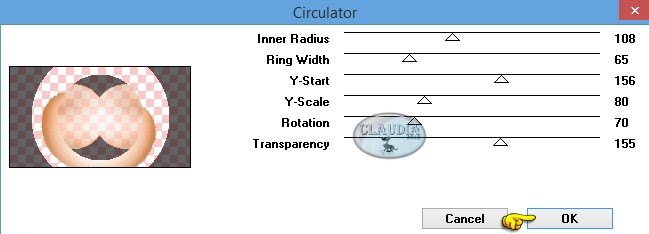 Instellingen filter Filter Factory Gallery B - Circulator