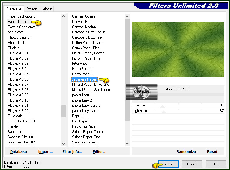 Effecten - Insteekfilters - <I.C.NET Software> - Filters Unlimited 2.0 - Paper Textures - Japanese Paper