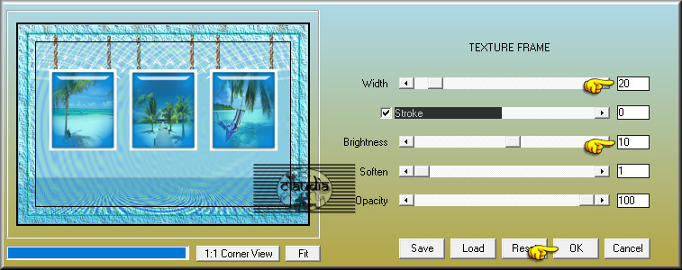 Effecten - Insteekfilters - AAA Frames - Texture Frame