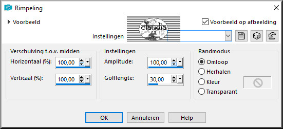 Effecten - Vervormingseffecten - Rimpeling