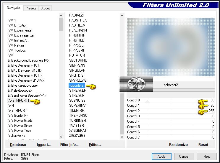 Effecten - Insteekfilters - <I.C.NET Software> - [AFS IMPORT] - sqborder2