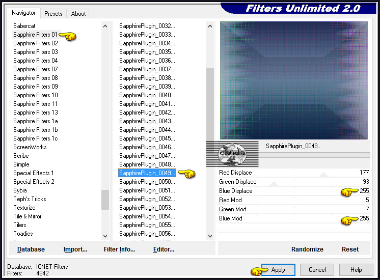 Effecten - Insteekfilters - <I.C.NET Software> - Filters Unlimited 2.0 - Sapphire Filters 01 - SapphirePlugin_0049... :