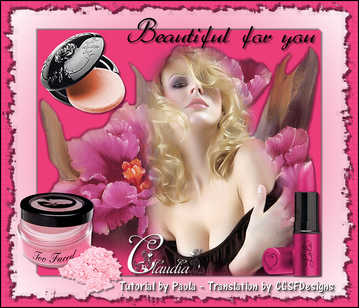 Les : Beautiful for you van Paola