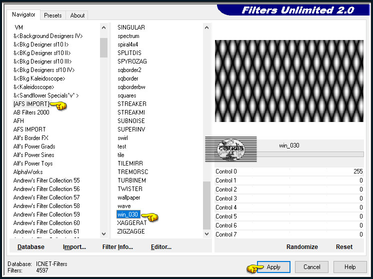 Effecten - Insteekfilters - <I.C.NET Software> - Filters Unlimited 2.0 - [AFS IMPORT] - win_030