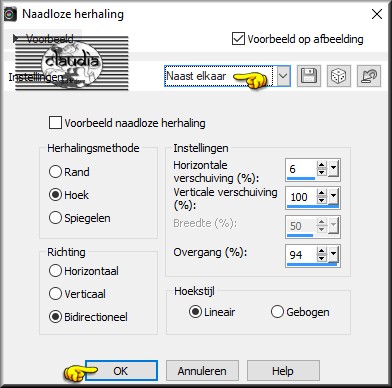 Effecten - Afbeeldingseffecten - Naadloze herhaling