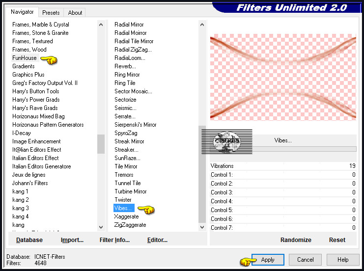 Effecten - Insteekfilters - <I.C.NET Software> - Filters Unlimited 2.0 - FunHouse - Vibes... :